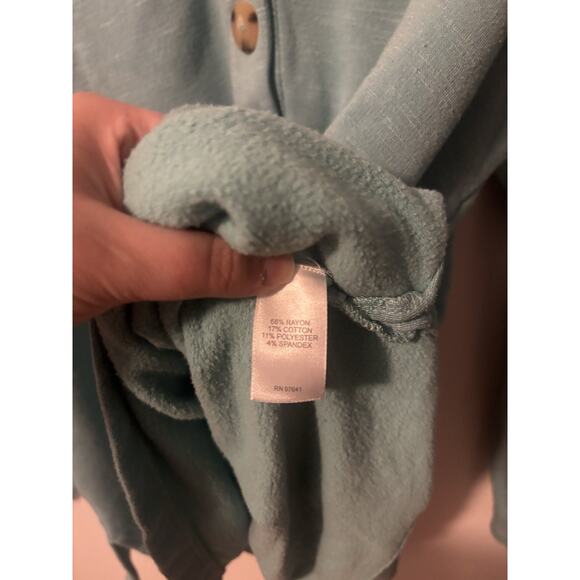 J. Jill Aqua Ultra Soft Long Sleeve Top - Picture 4 of 5